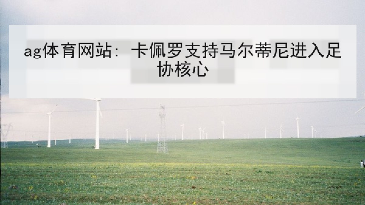 ag体育网站: 卡佩罗支持马尔蒂尼进入足协核心 ag体育网站: 卡佩罗支持马尔蒂尼进入足协核心